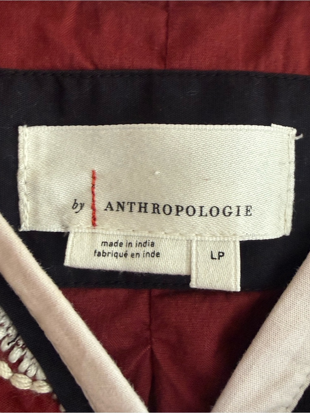 Anthropologie Gretel Embroidered Tiered Maxi Dress Size LP Fall Boho Peasant - Picture 4 of 11